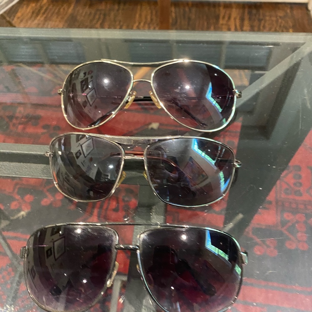 3 pairs aviator sunglasses - Picture 3 of 5